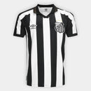 Camisa Santos II 26/27 s/n Torcedor Umbro Masculina - Branco+Preto